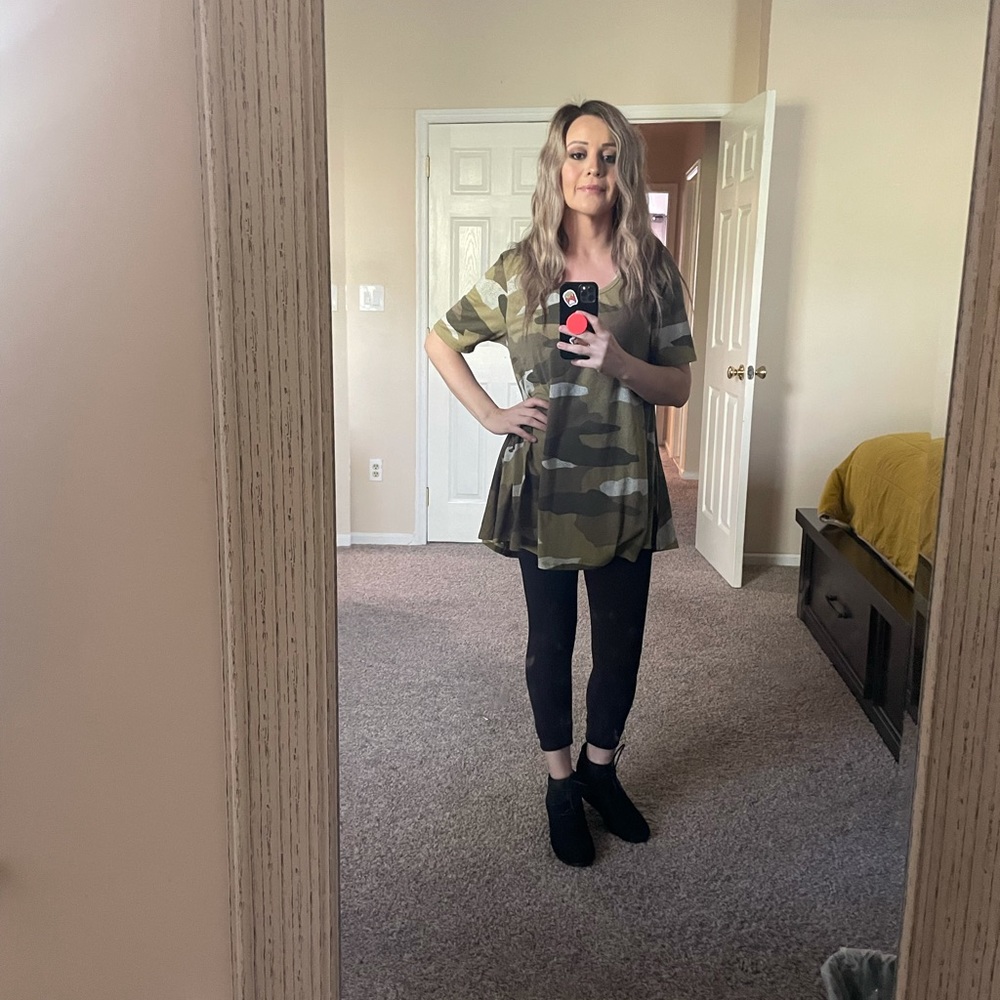 Camouflaged tunic